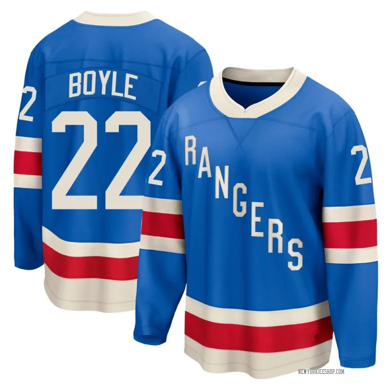 Blue Men's Dan Boyle New York Rangers Breakaway Centennial Jersey