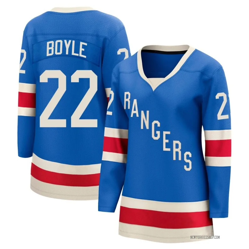 Blue Women's Dan Boyle New York Rangers Breakaway Centennial Jersey