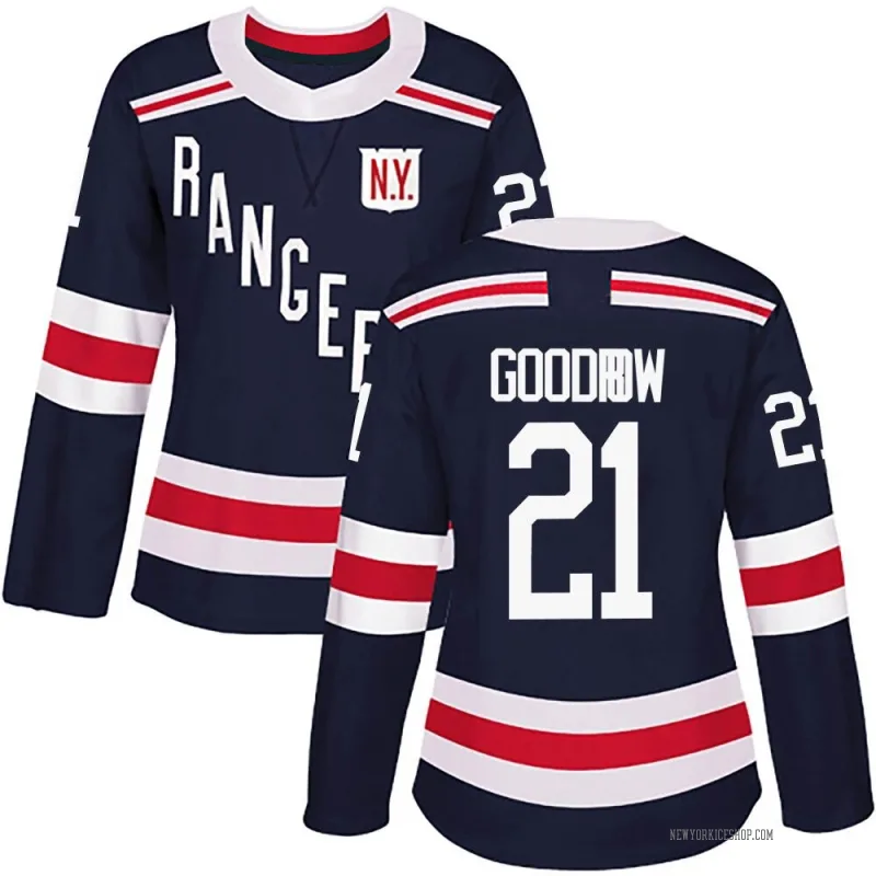 Barclay Goodrow New York Rangers Women's Navy Name and Number
