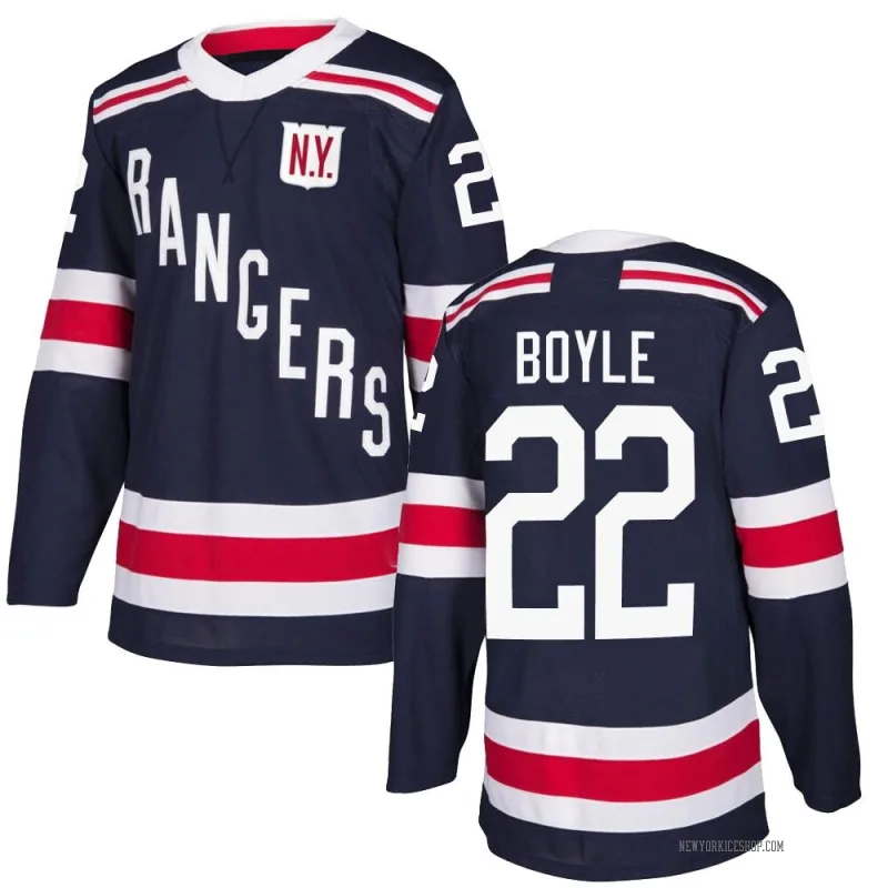 Navy Blue Youth Dan Boyle New York Rangers Authentic 2018 Winter Classic Home Jersey