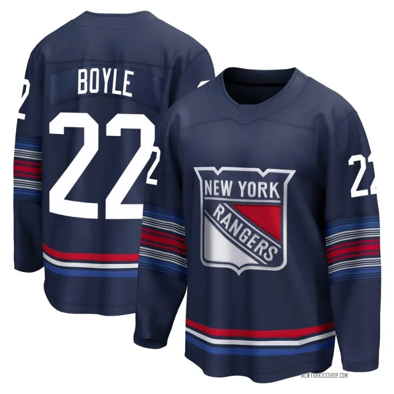Navy Youth Dan Boyle New York Rangers Breakaway Alternate Premier Jersey