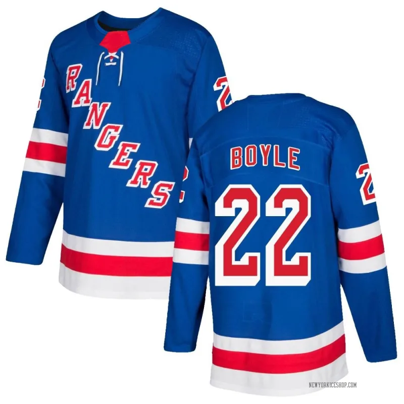 Royal Blue Youth Dan Boyle New York Rangers Authentic Home Jersey