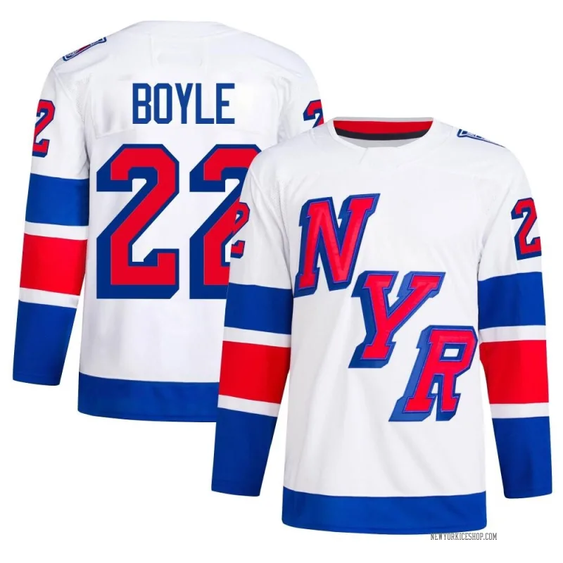 White Men's Dan Boyle New York Rangers Authentic 2024 Stadium Series Primegreen Jersey