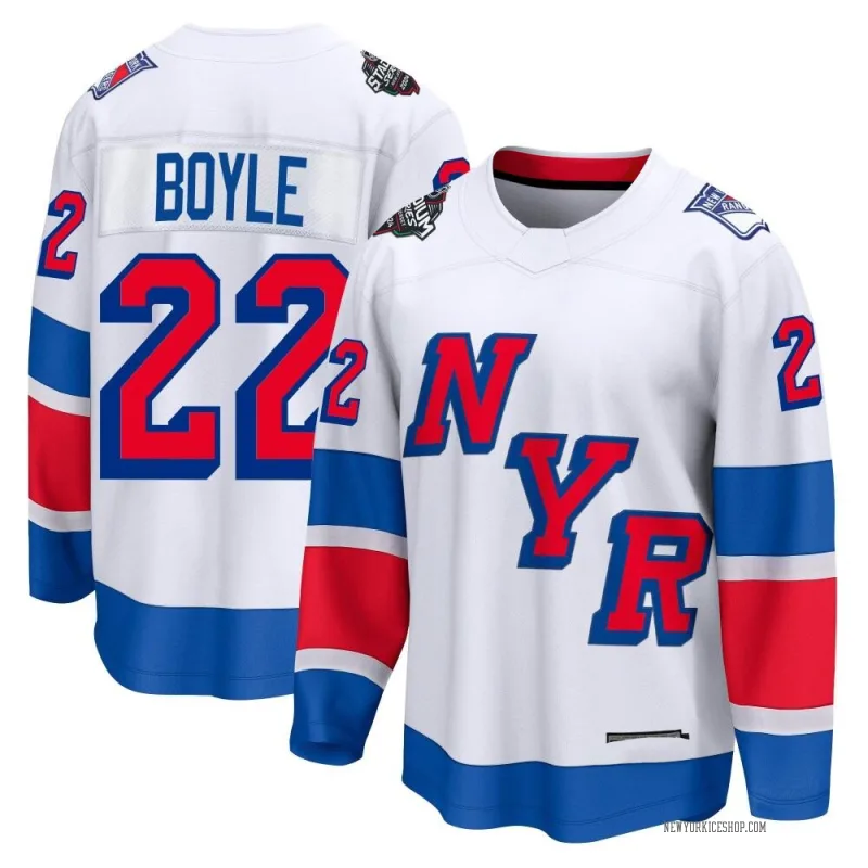 White Men's Dan Boyle New York Rangers Breakaway 2024 Stadium Series Jersey