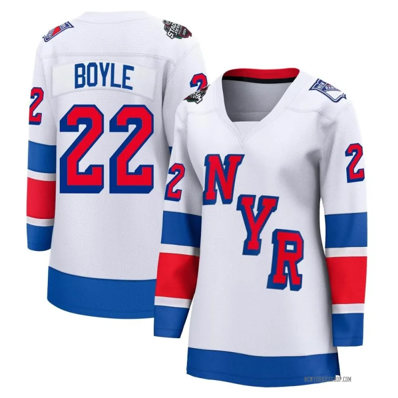White Women's Dan Boyle New York Rangers Breakaway 2024 Stadium Series Jersey