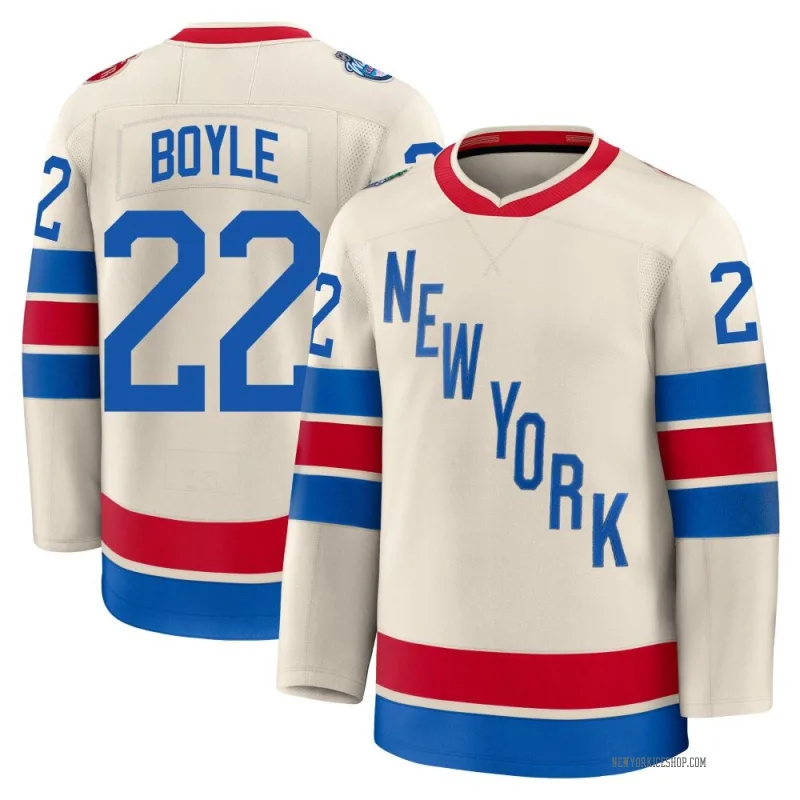 Youth Dan Boyle New York Rangers Premium Beige 2026 Winter Classic Jersey